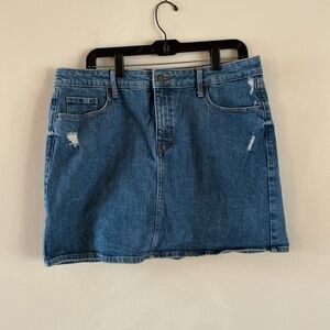 Old Navy Classic Blue Denim Mini Skirt